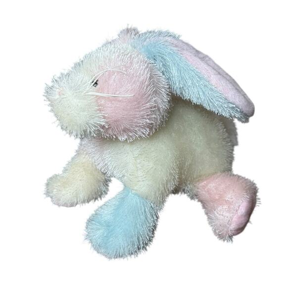 Webkinz Cotton Candy Bunny White Terrier Puppy Dog Pair NO Code Plush Animals - Picture 9 of 16